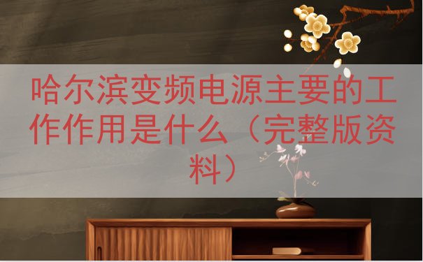 哈尔滨变频电源的工作作用是什么（完整版资料）